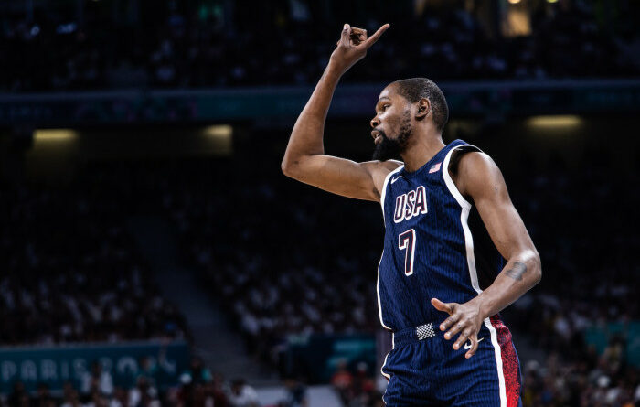 LeBron and KD Leads United States to Win Over Serbia